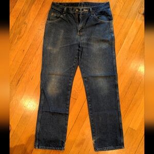 Wrangler men's straight cut regular fit jeans